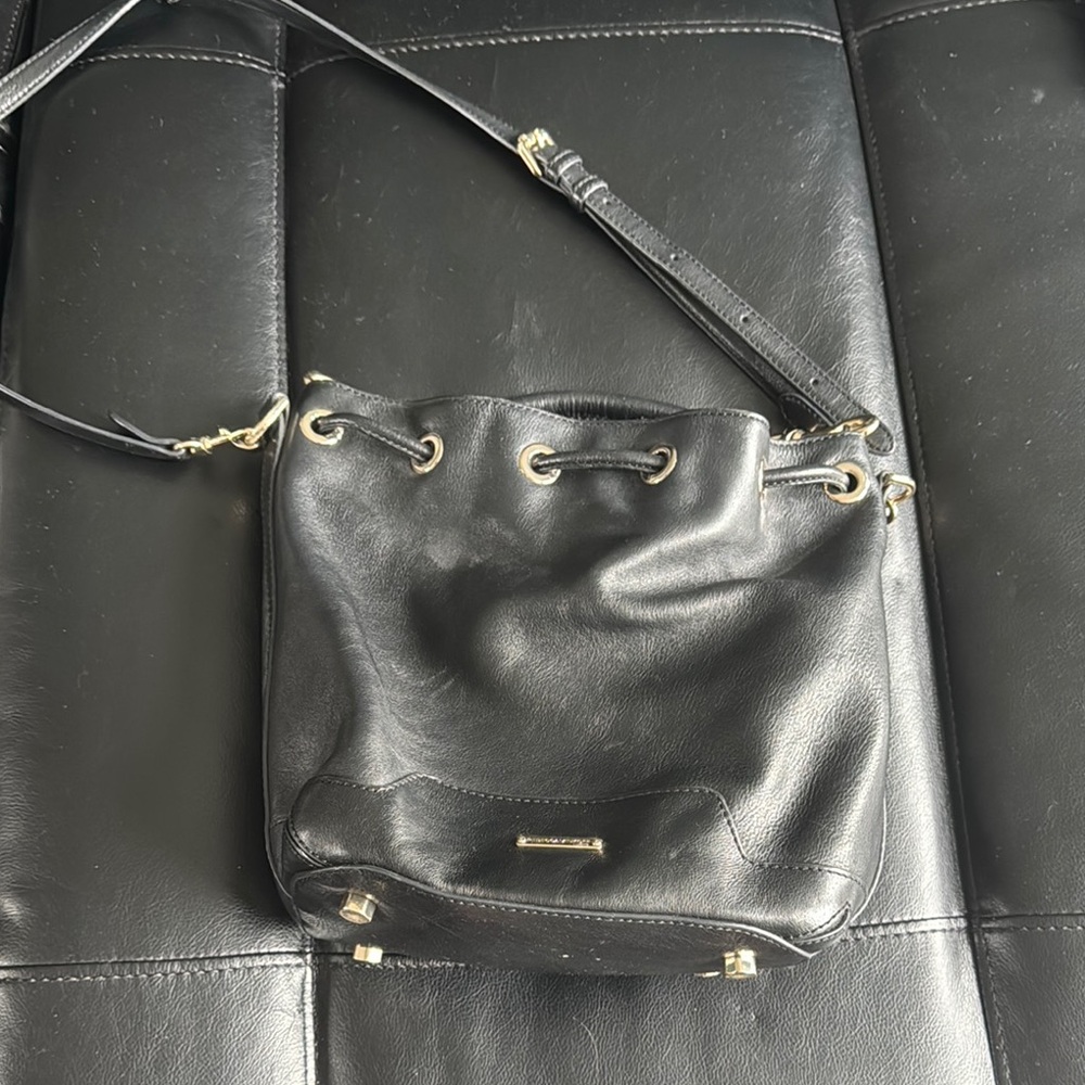 Rebecca Minkoff Black Leather Shoulder Bag